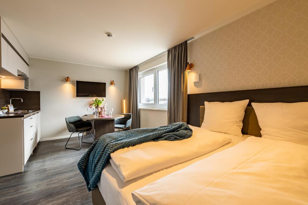 Maseven Muenchen Messe Dornach Aparthotel Aschheim Exterior foto