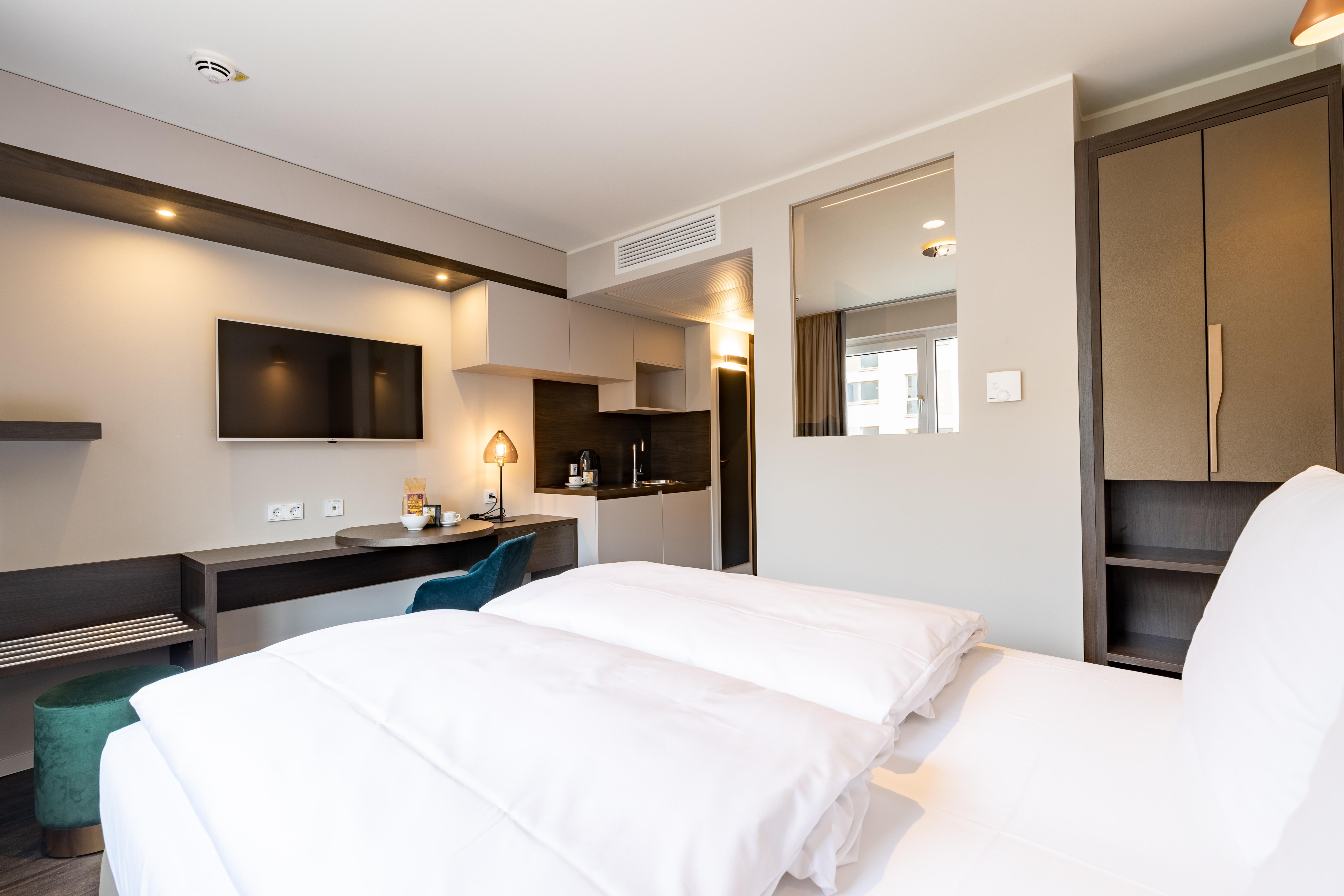 Maseven Muenchen Messe Dornach Aparthotel Aschheim Exterior foto
